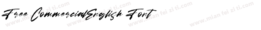 Free CommercialEnglish Font字体转换